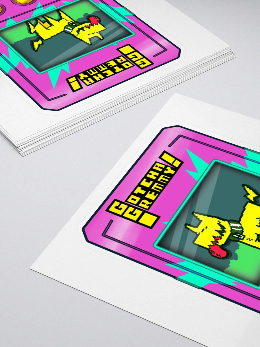 Gotcha Gremmy! [Pink/Teal] - Sticker product image (4)