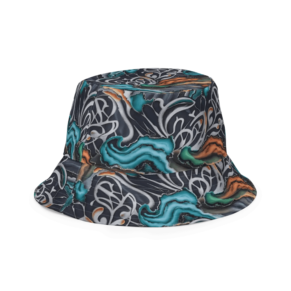 Reversible Aqua Warrior Bucket Hat product image (4)