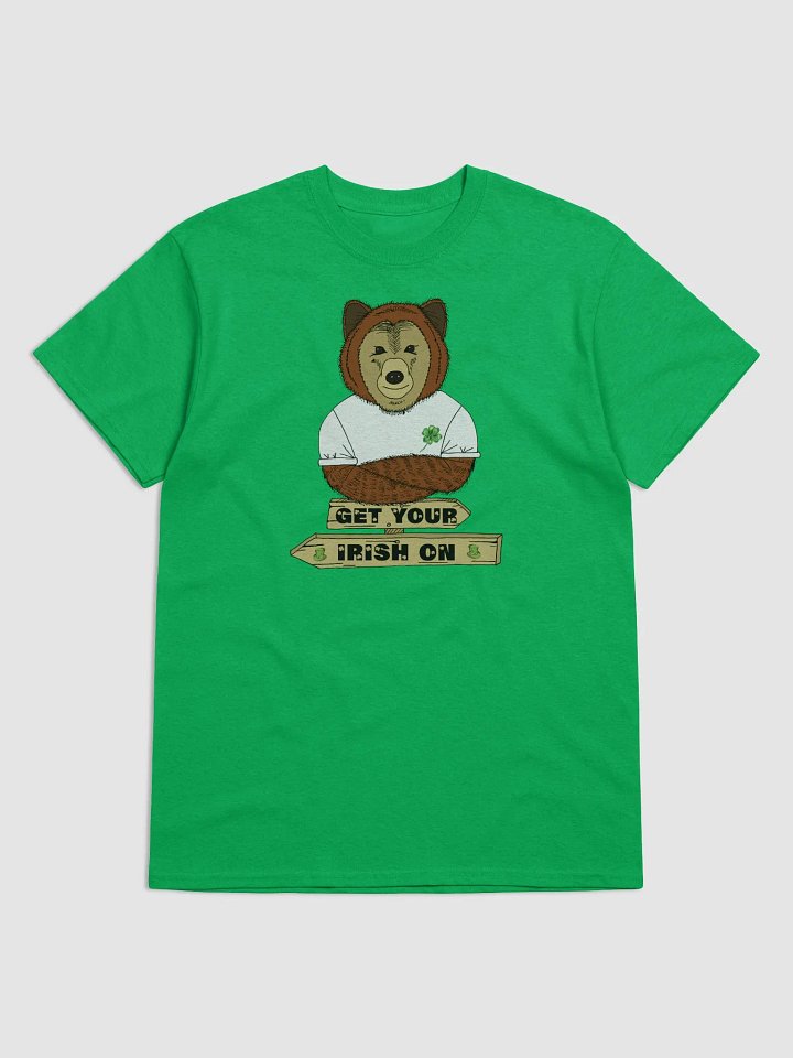 Shamrock Bear Heavyweight T-shirt product image (1)