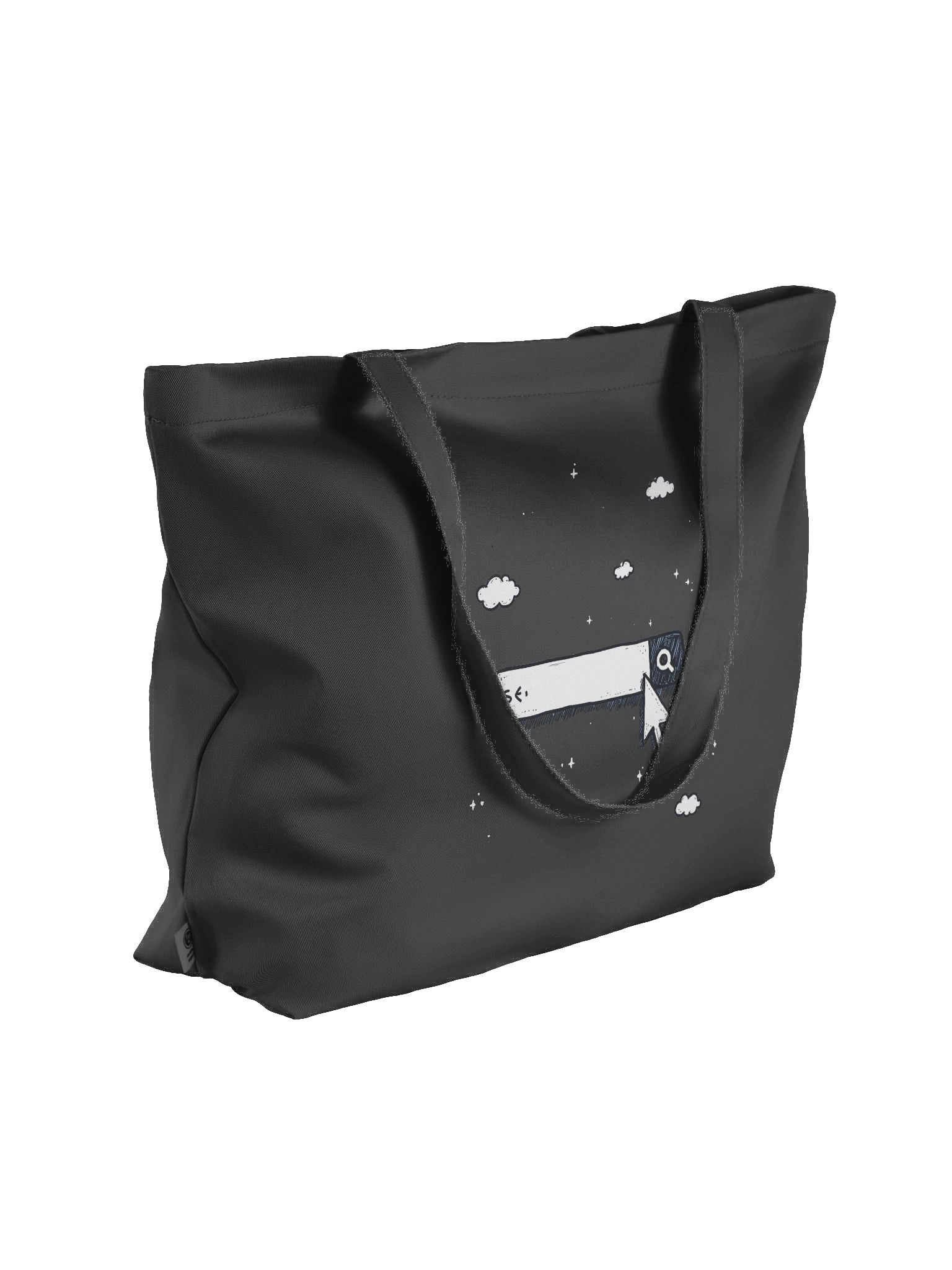 Starry Night Search Bar Design Cotton Tote product image (7)