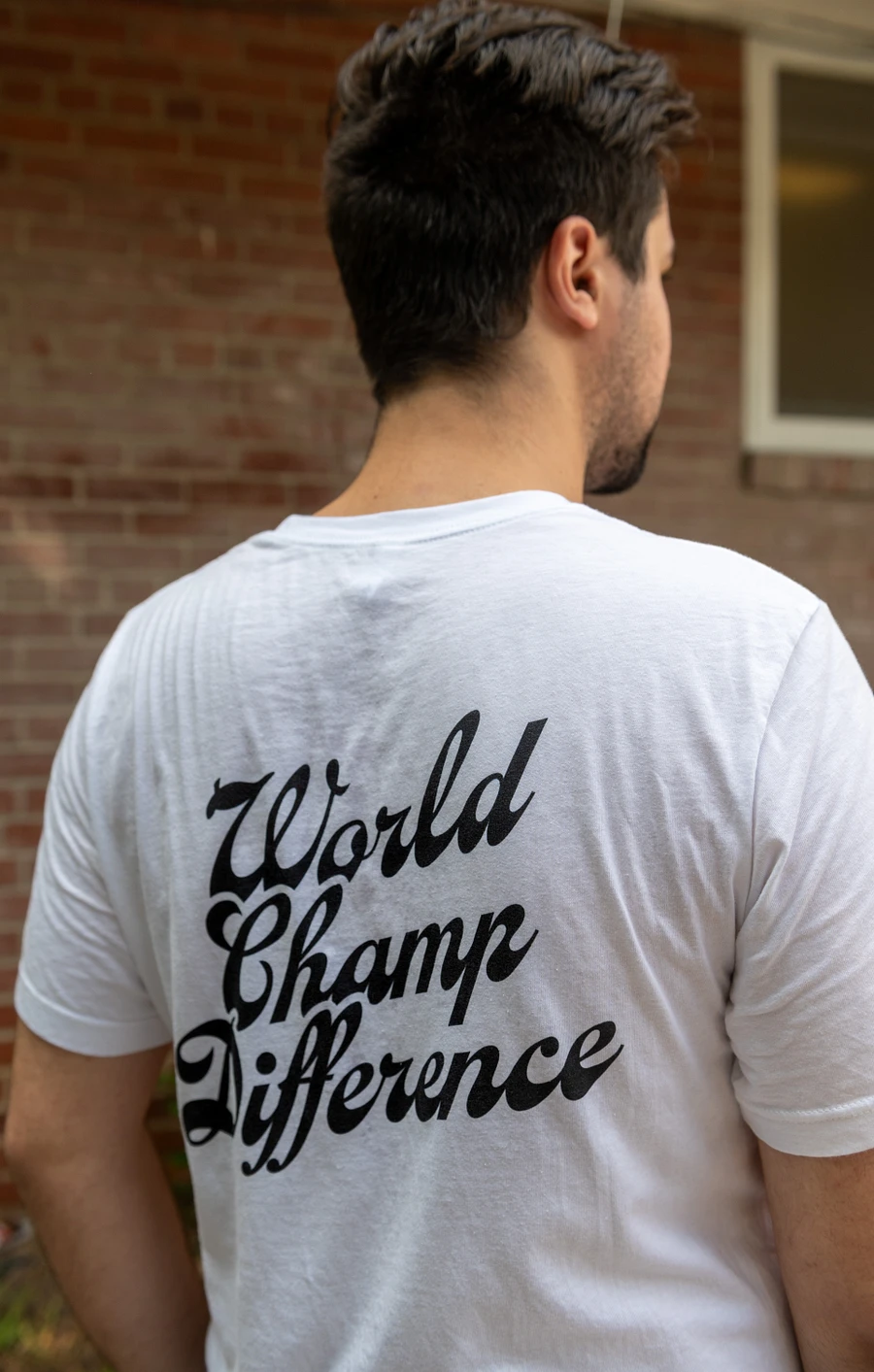 WolfeyVGC World Champ Cursive White Shirt product image (4)