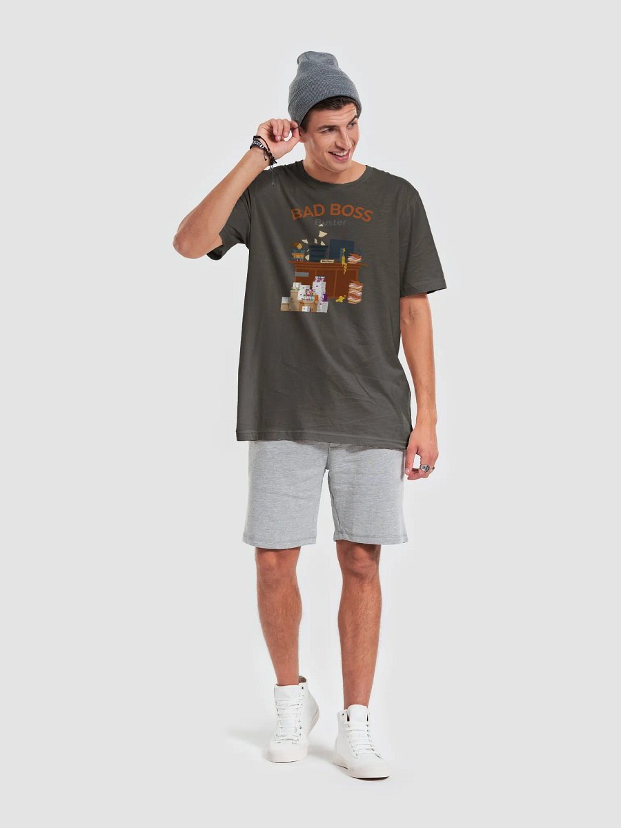 Bad Boss Buster White Logo Tee product image (22)