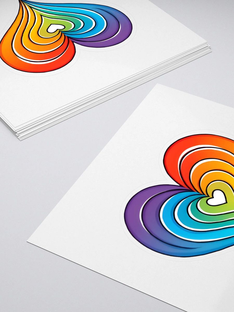 Heart logo sticker product image (4)