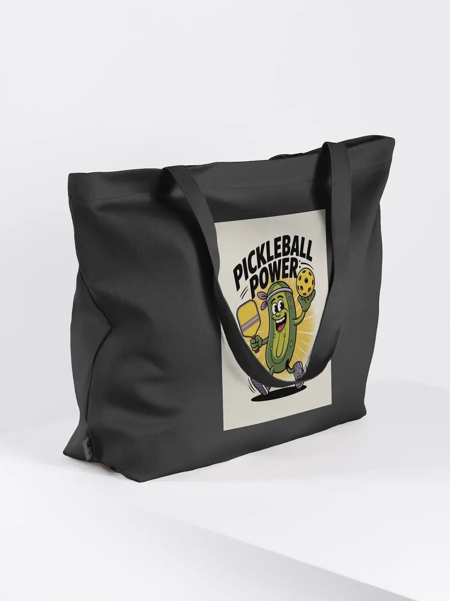 Pickleball Power Large Tote Bag – Fun & Spacious Pickleball Gift product image (8)