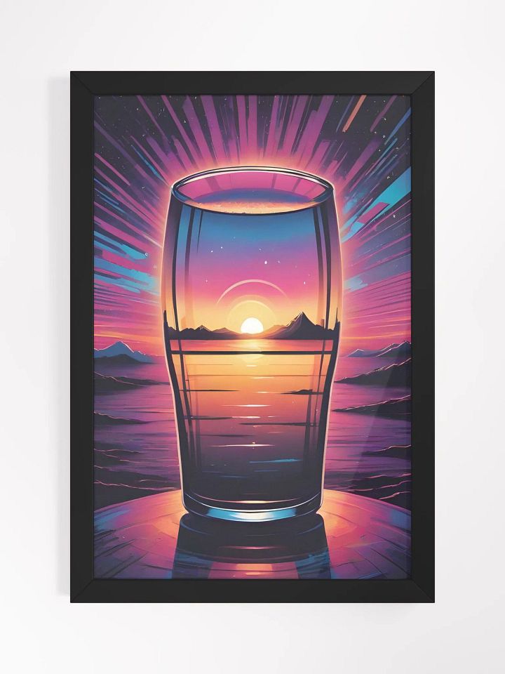 Beer Sunset Framed Poster product image (2)