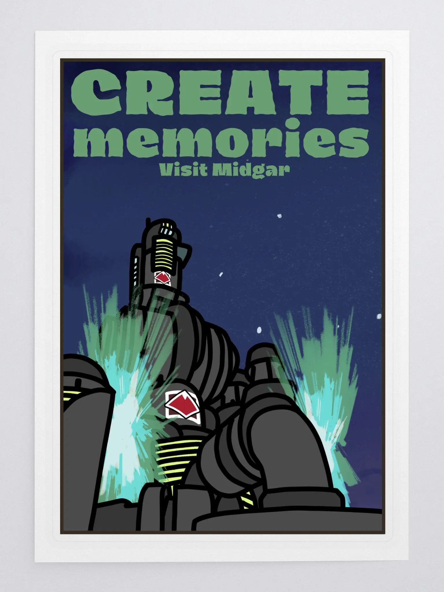 Midgar Memories Sticker Sheet product image (3)