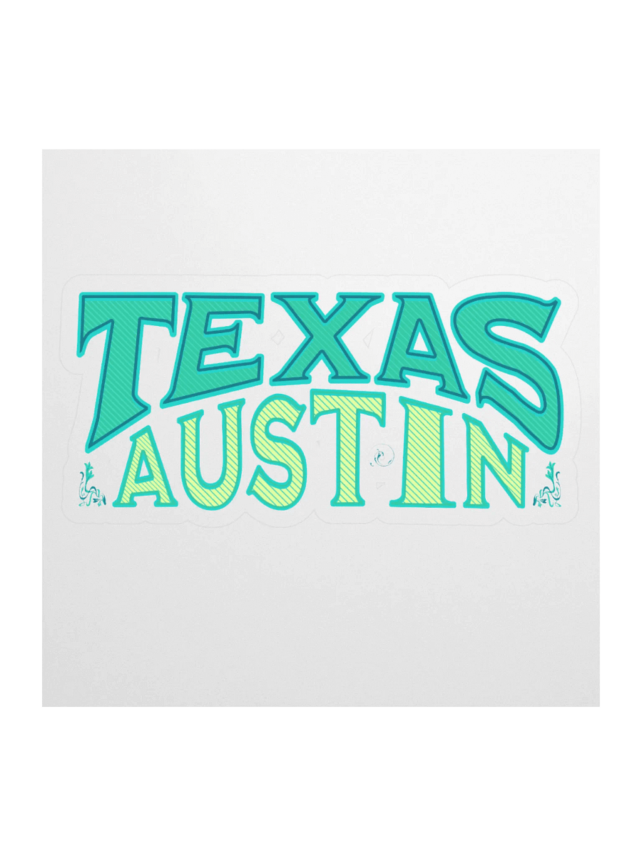 Texan Vibes Austin Sticker product image (1)