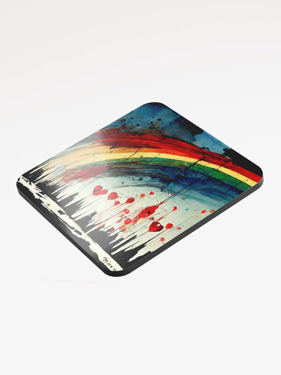 Rainbow Chaos Cork Coaster product image (3)