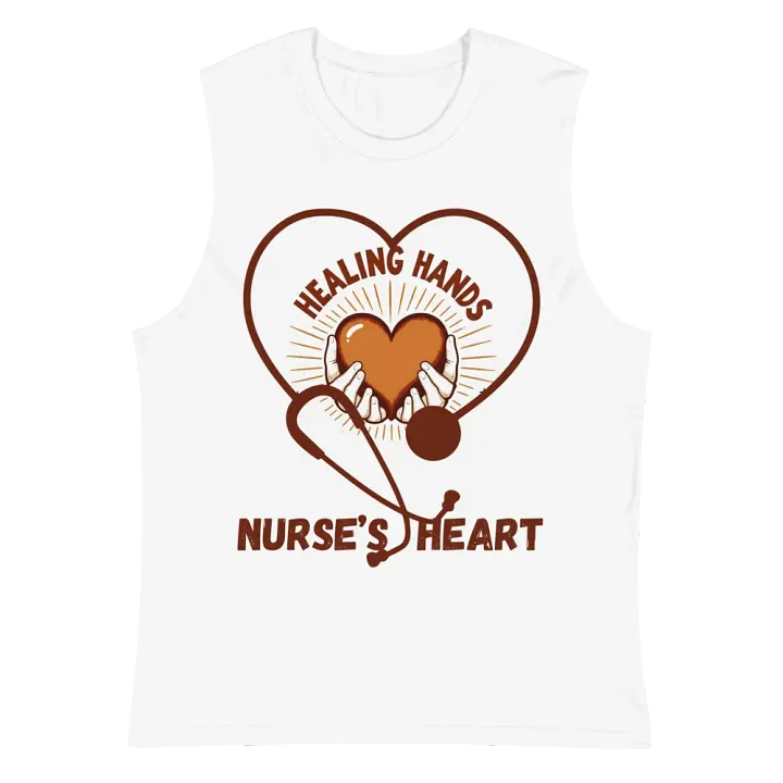 Healing Hands Nurse's Heart Muscle Tank product image (6)