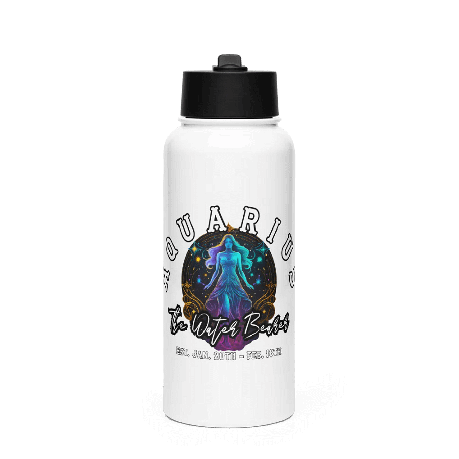Aquarius - Zodiac Sports Stainless Steel Water Bottle product image (1)