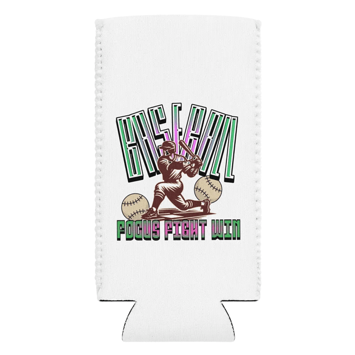Focus Fight Win Baseball Swing Can Cooler product image (2)