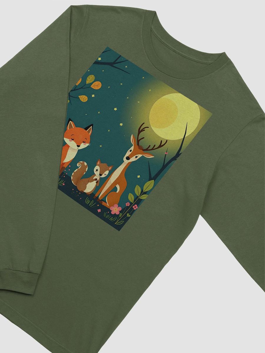 Enchanted Forest Friends Long Sleeve Tee product image (3)