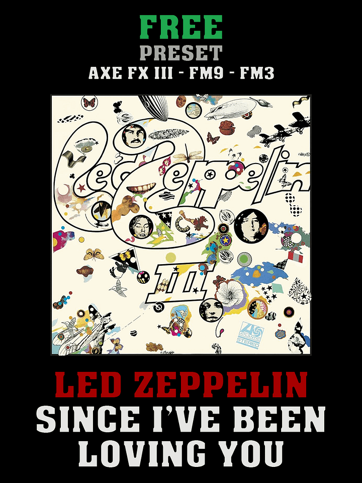 Led Zeppelin - Since I've Been Loving You | Axe FX III/FM9/FM3 product image (1)