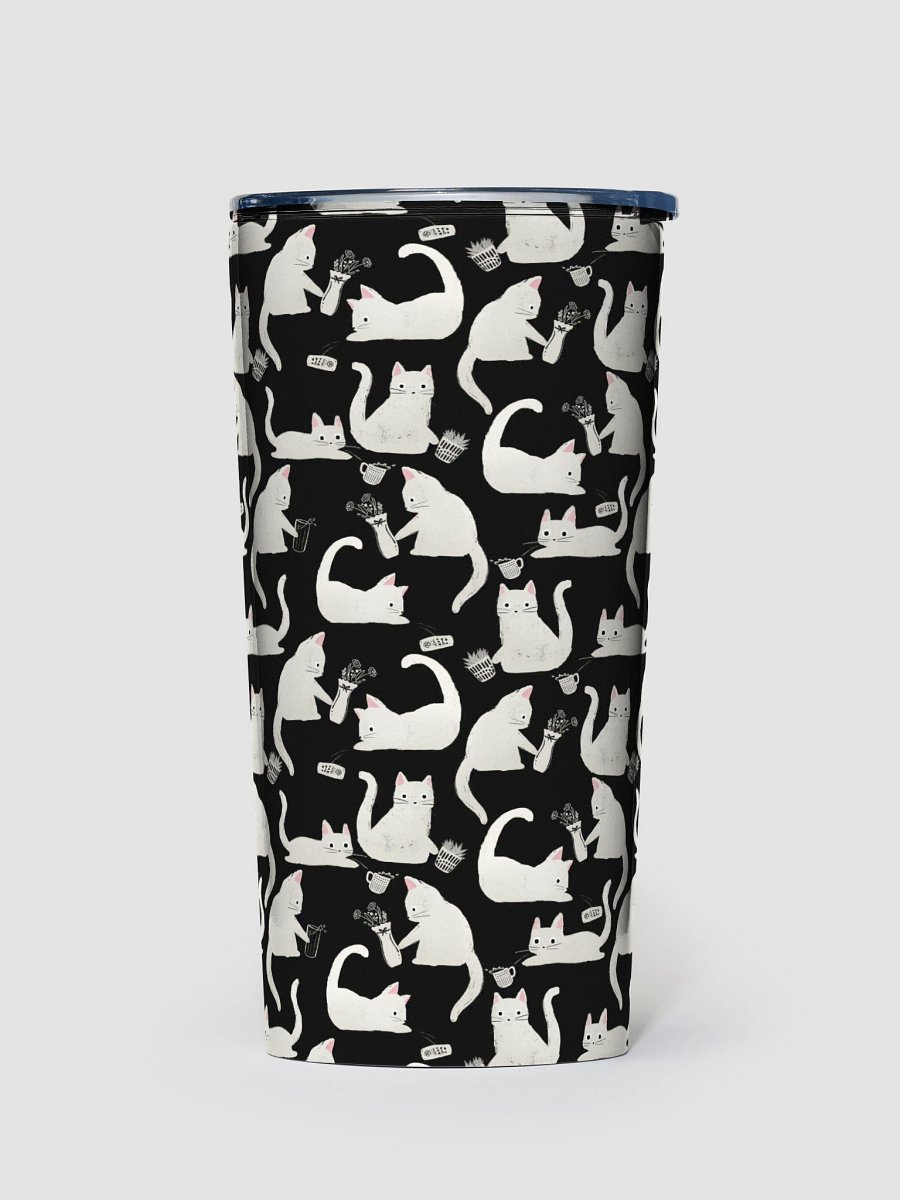 Bad Cats Knocking Stuff Over Tumbler, Black product image (1)
