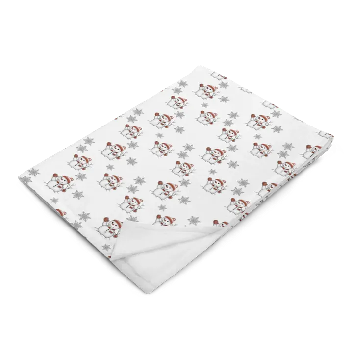 Snowmen And Snowflakes Blanket product image (2)