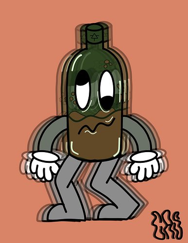E-Neeve. Get him some water please 

#trple4studios #trple4character #trple4characters #procreate #graphicdesign #illustrator...