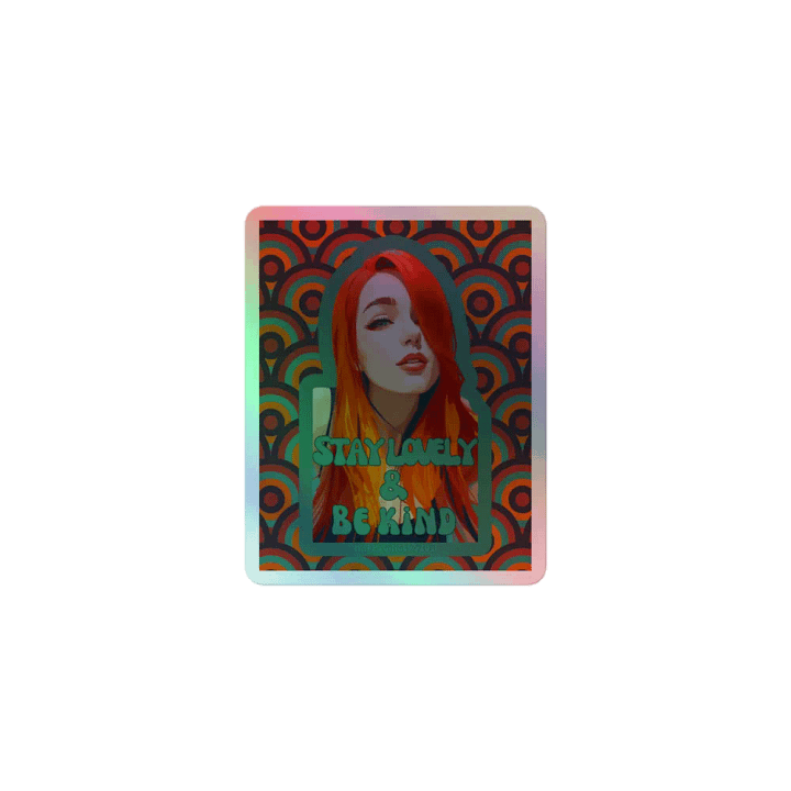 Stay Lovely & Be Kind Holo Retro product image (1)