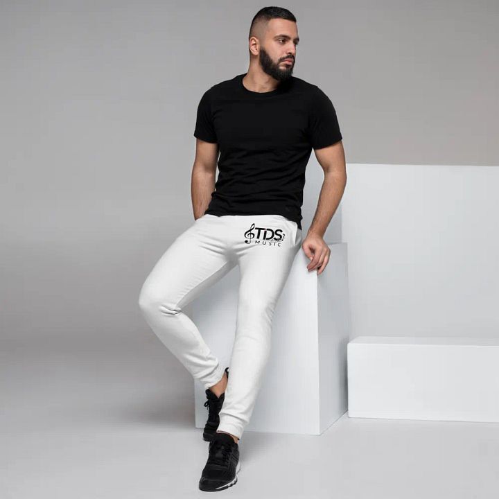 TDS Music Melody Men's White Joggers product image (1)