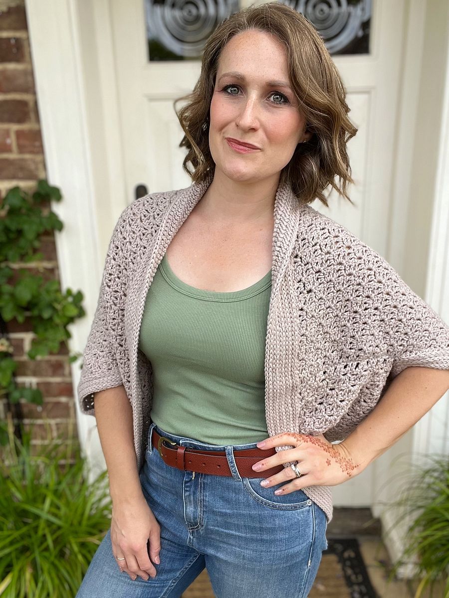 Easy Cocoon Cardigan Crochet Pattern PDF | XS-5XL (30-62" Chest) product image (6)