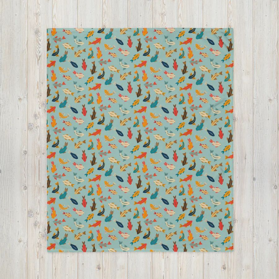 Aquatic Encounters - Throw Blanket product image (4)
