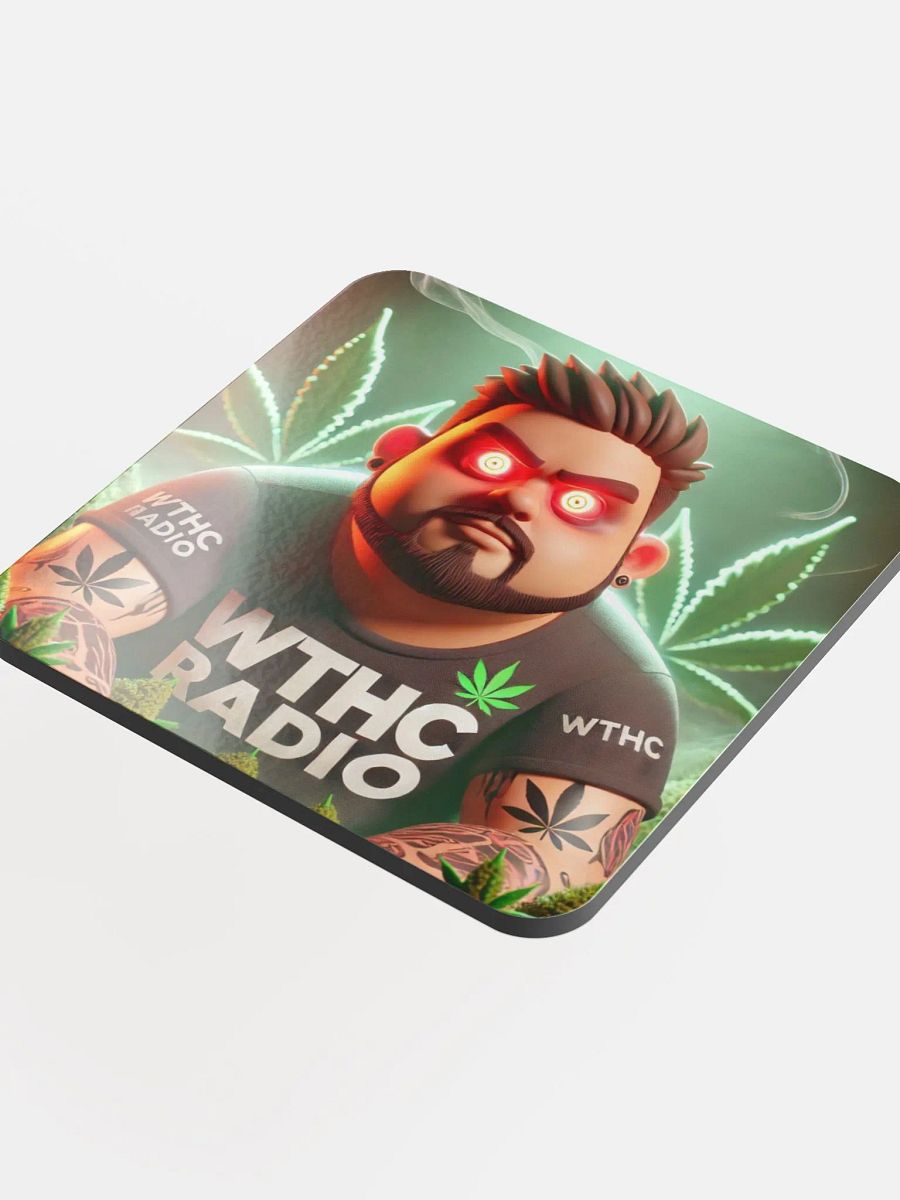 Da WTHC Radio Red Eyes Coaster product image (4)