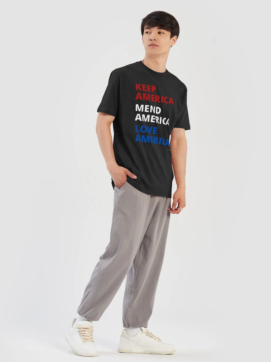 KAMALA Keep Mend Love America Supersoft Slim Fit T-Shirt product image (6)