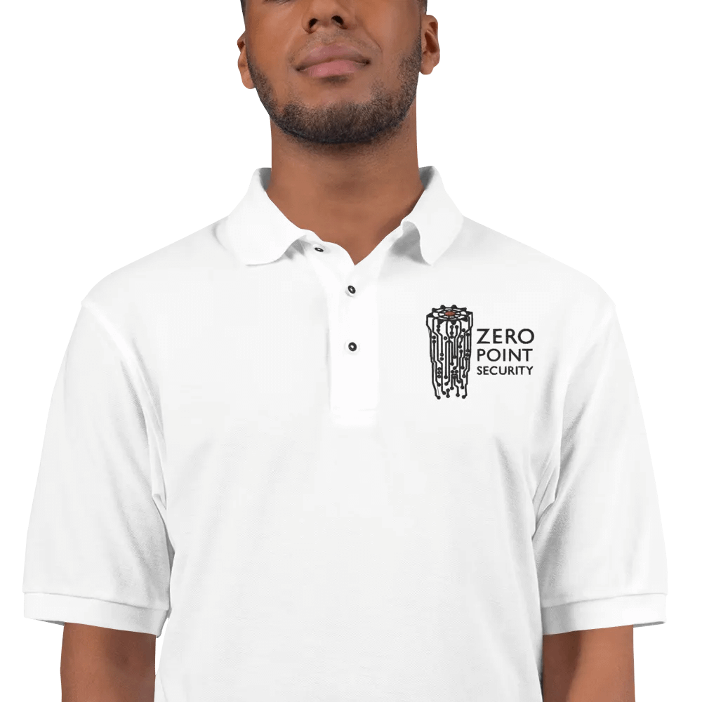 Zero-Point Polo Shirt (White) product image (3)