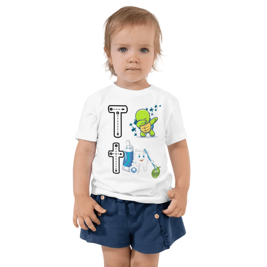 JoBeth Design White 🐢 Tt Toddler T-Shirt 👚 product image (1)