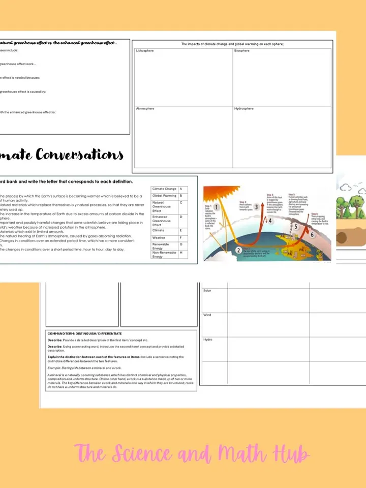 Climate Conversations Graphic Organiser product image (1)