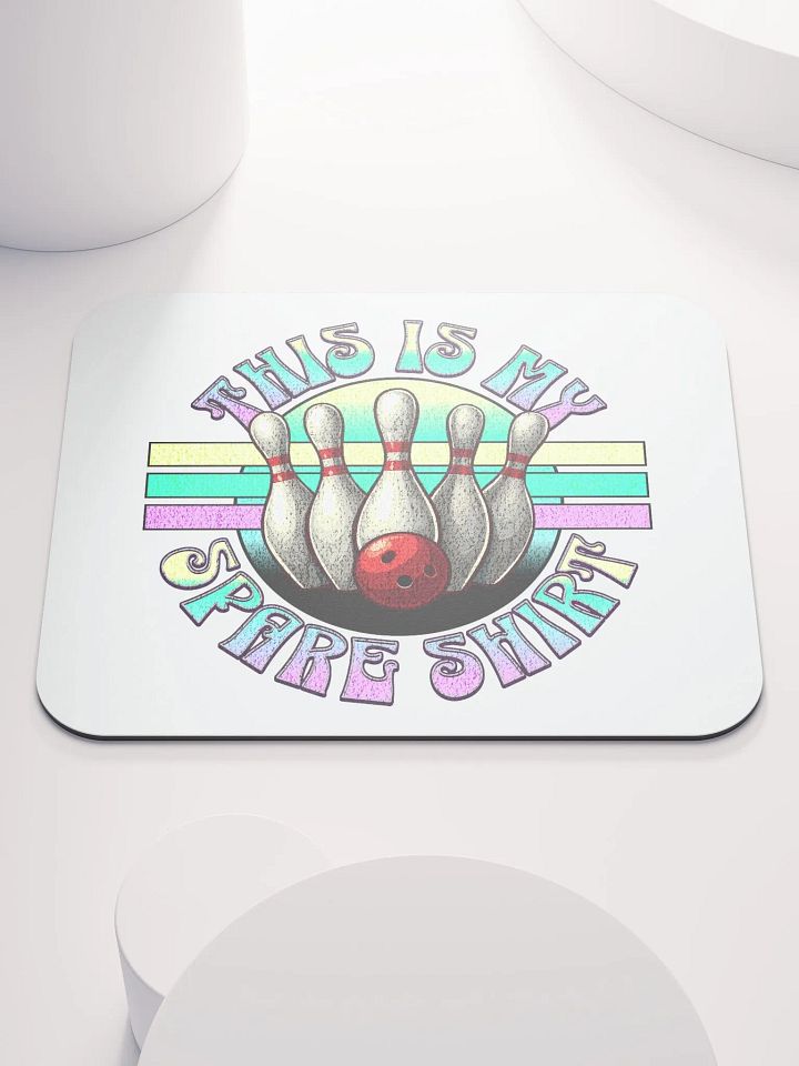 This Is My Spare Shirt Bowling Strike in Style Mouse Pad product image (2)