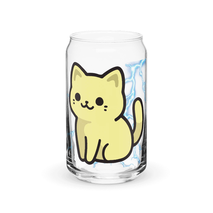 Lightning Kitty! Glass Can Cup product image (2)