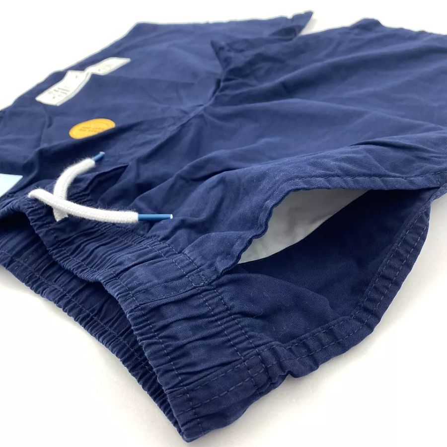 Cat & Jack Boys Size L 10/12 Pull-On Shorts Drawstring Fighter Pilot Blue product image (3)