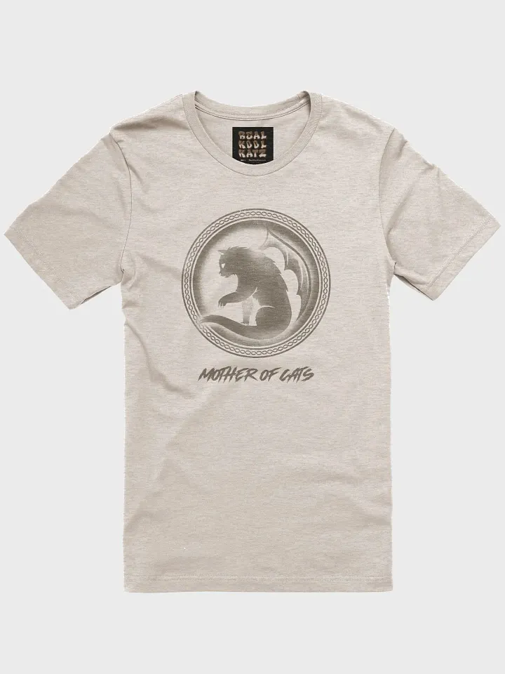 Mother Of Cats Beige/White TShirt product image (2)