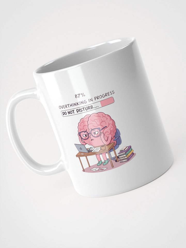 Overthinker Fuel Mug Warning: Thought Spiral in Session product image (2)