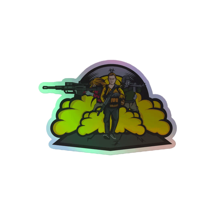 Apocalyptic Death Squad Holographic Sticker product image (2)