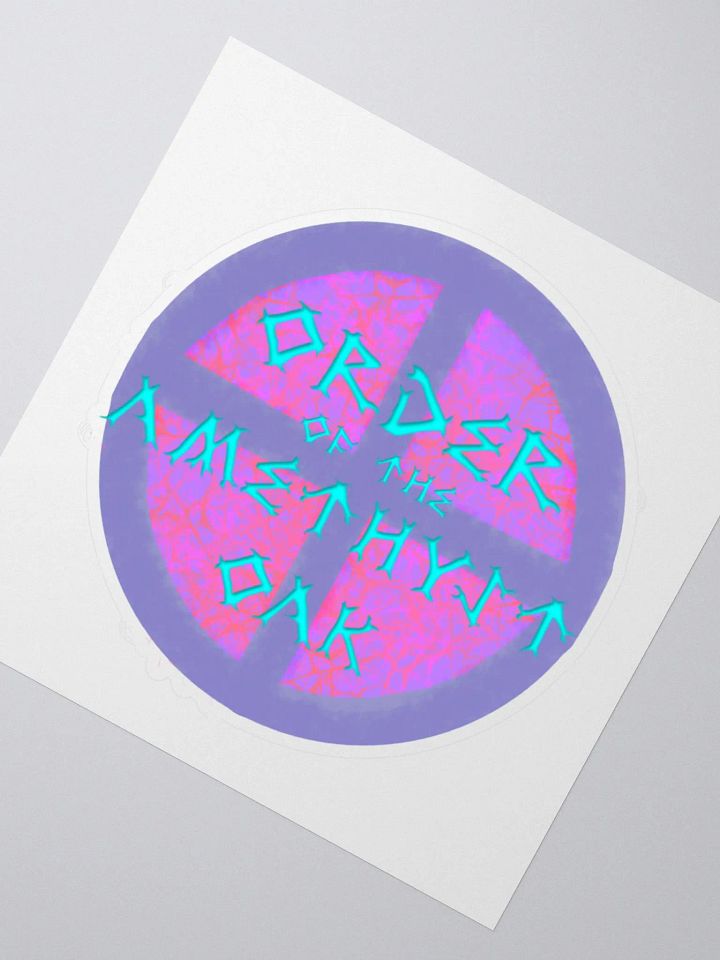 Order Of The Amethyst Oak Sticker product image (5)