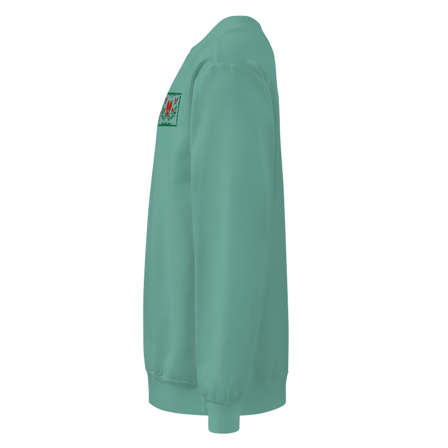 Hungarian Green Embroidered Sweatshirt product image (3)
