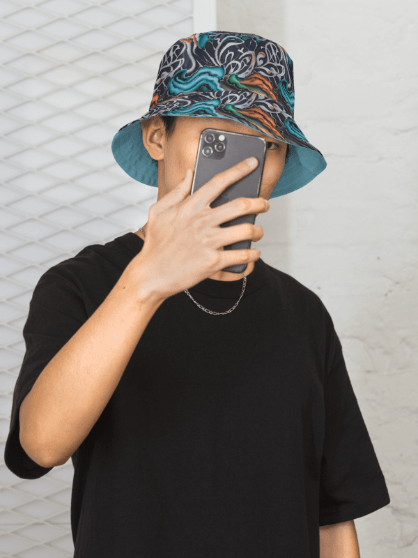 Reversible Aqua Warrior Bucket Hat product image (1)