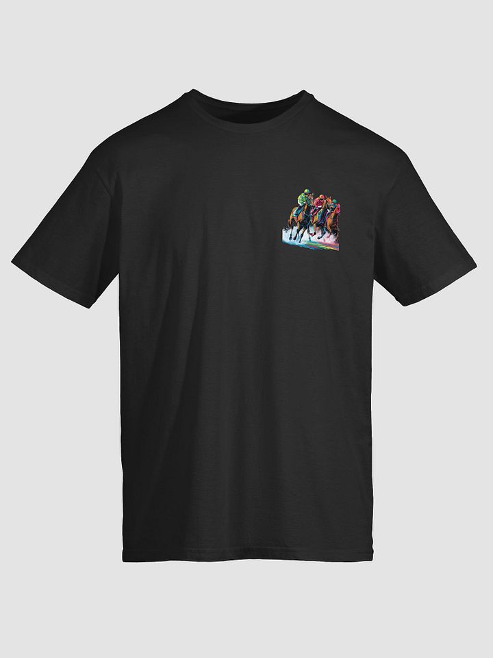 Colorful Horse Racing Derby Party Unisex T-Shirt product image (4)