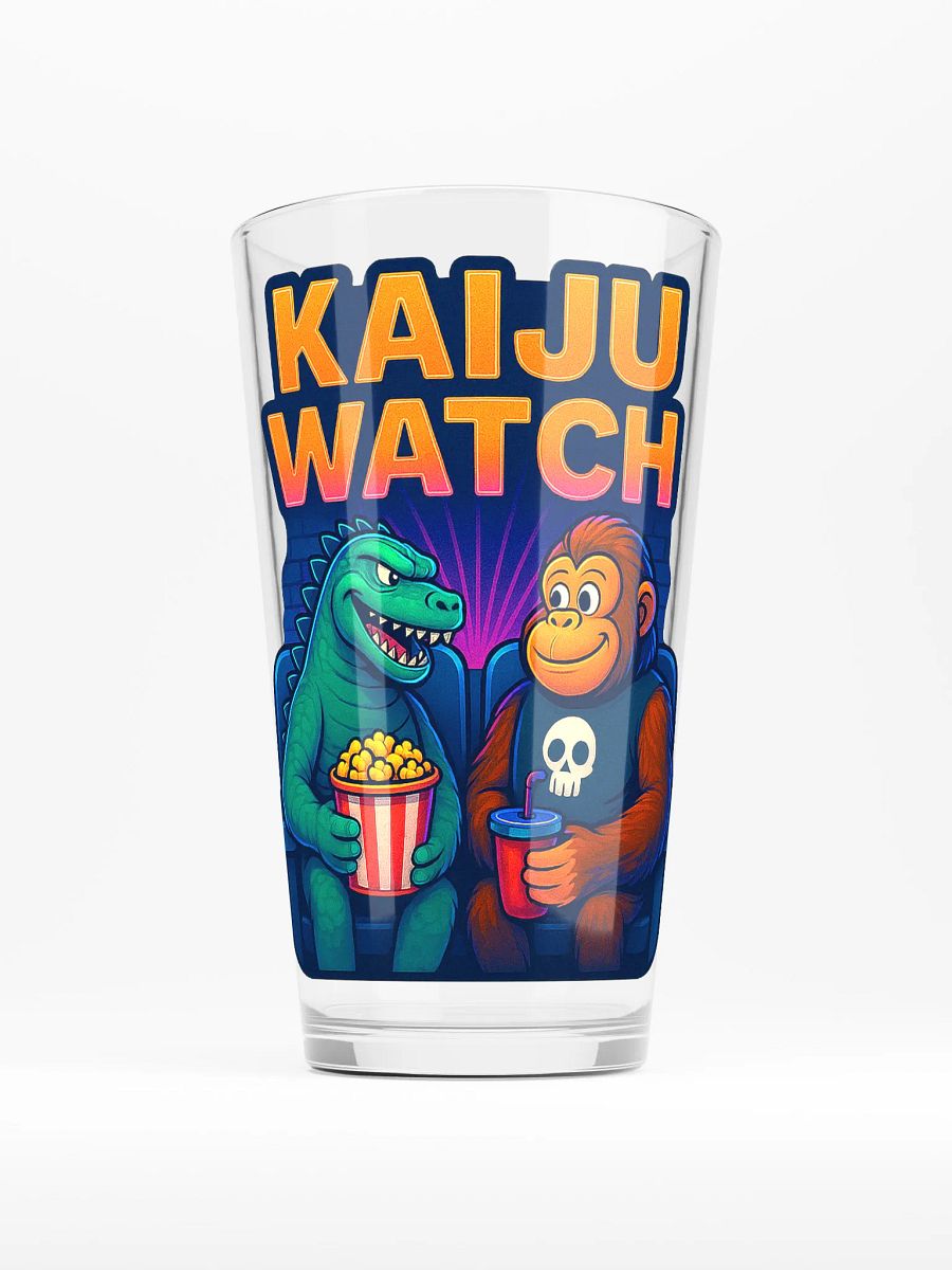 Friday Night Kaiju Watch Buddies Shaker Pint Glass product image (1)