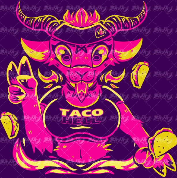 Taco Hell - All over Shirt Pre-order product image (1)