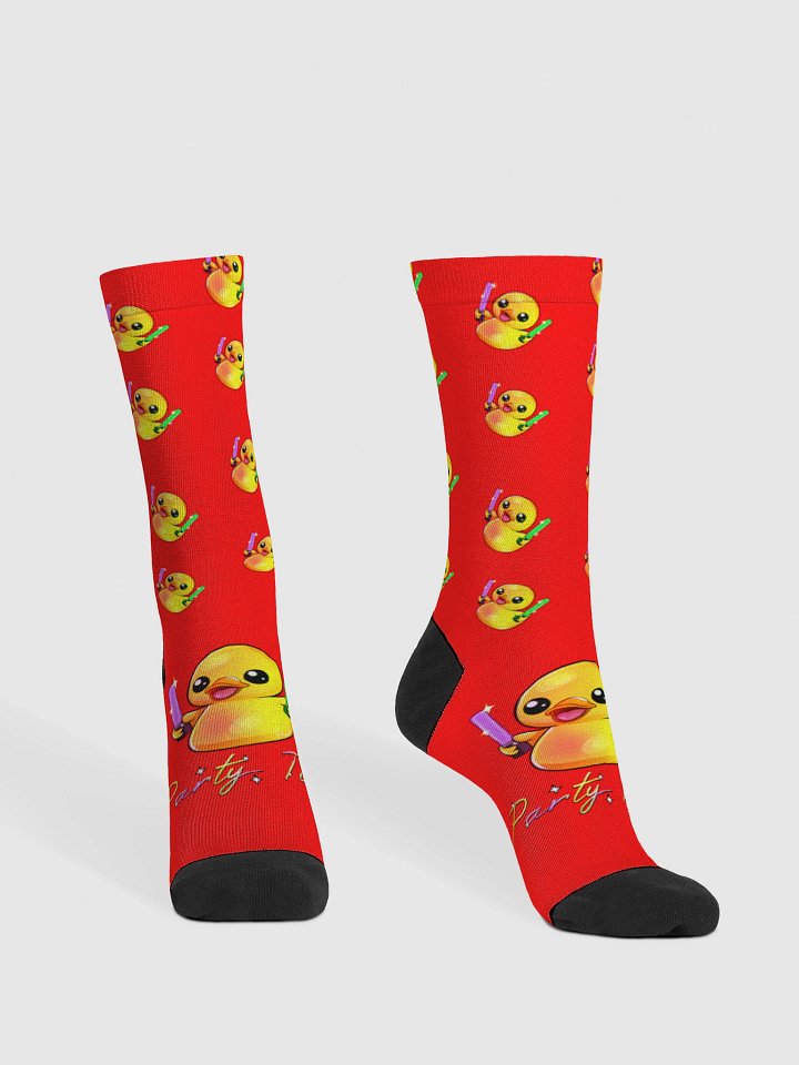 Raver Duck Socks, Crew Style, Sustainable product image (2)