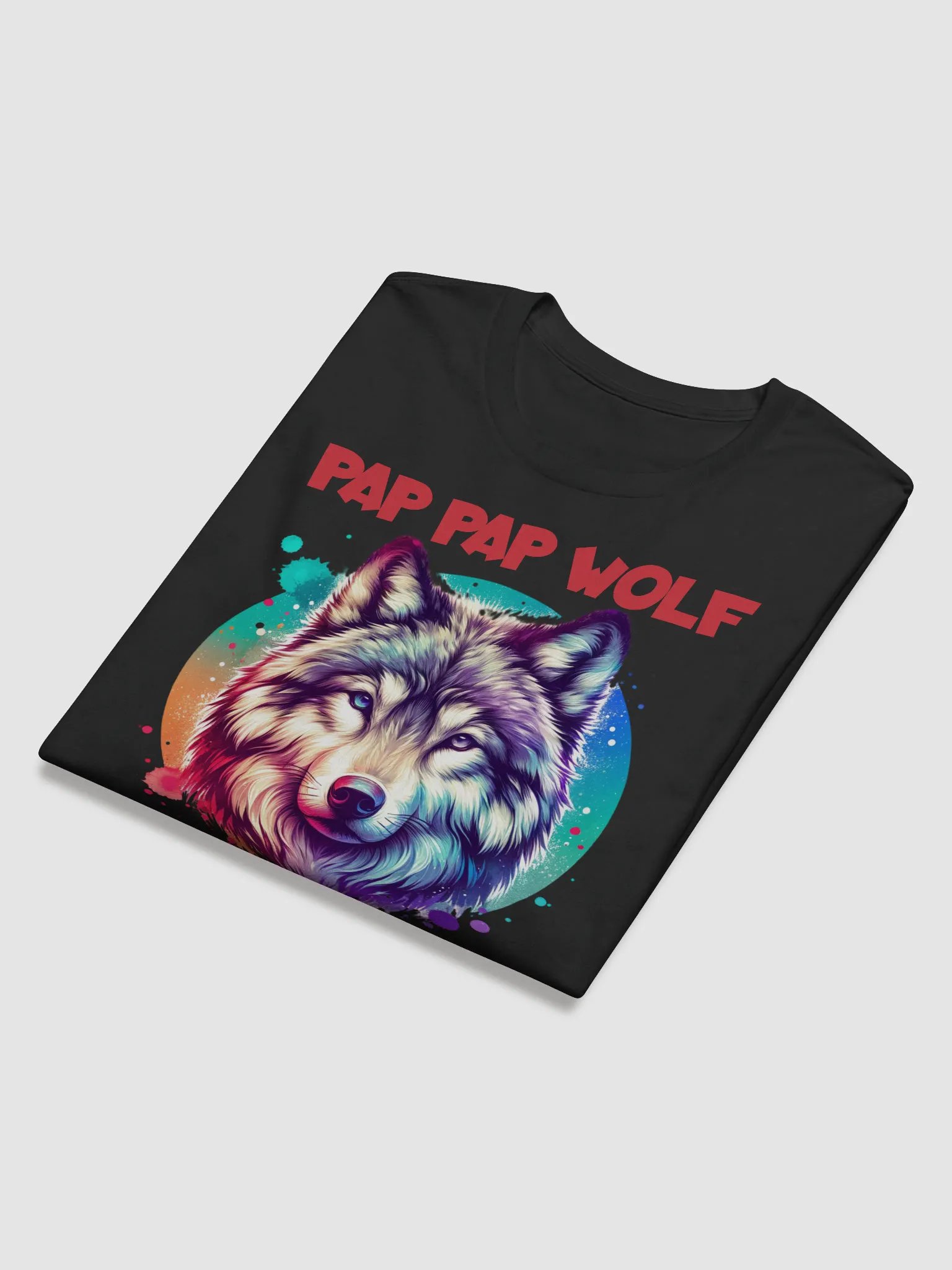 Pap Pap Vibrant Wolf Long Sleeve Shirt product image (12)