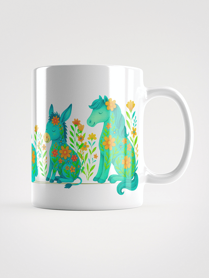 Mug Blanc - Ferme Fleurie Tropicale Série 3 - Cadeau Original product image (1)