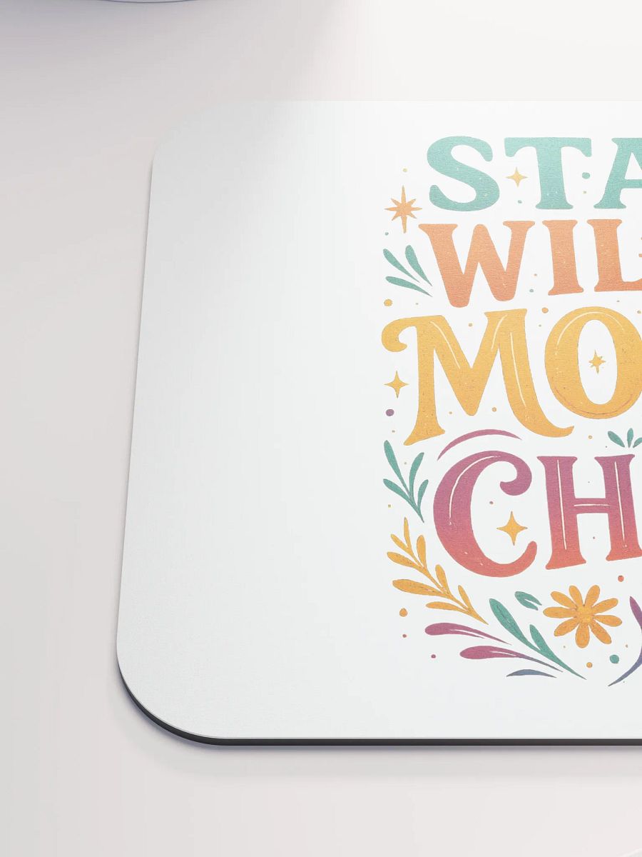 Stay Wild Moon Child Mouse Pad – Celestial Desk Decor product image (6)