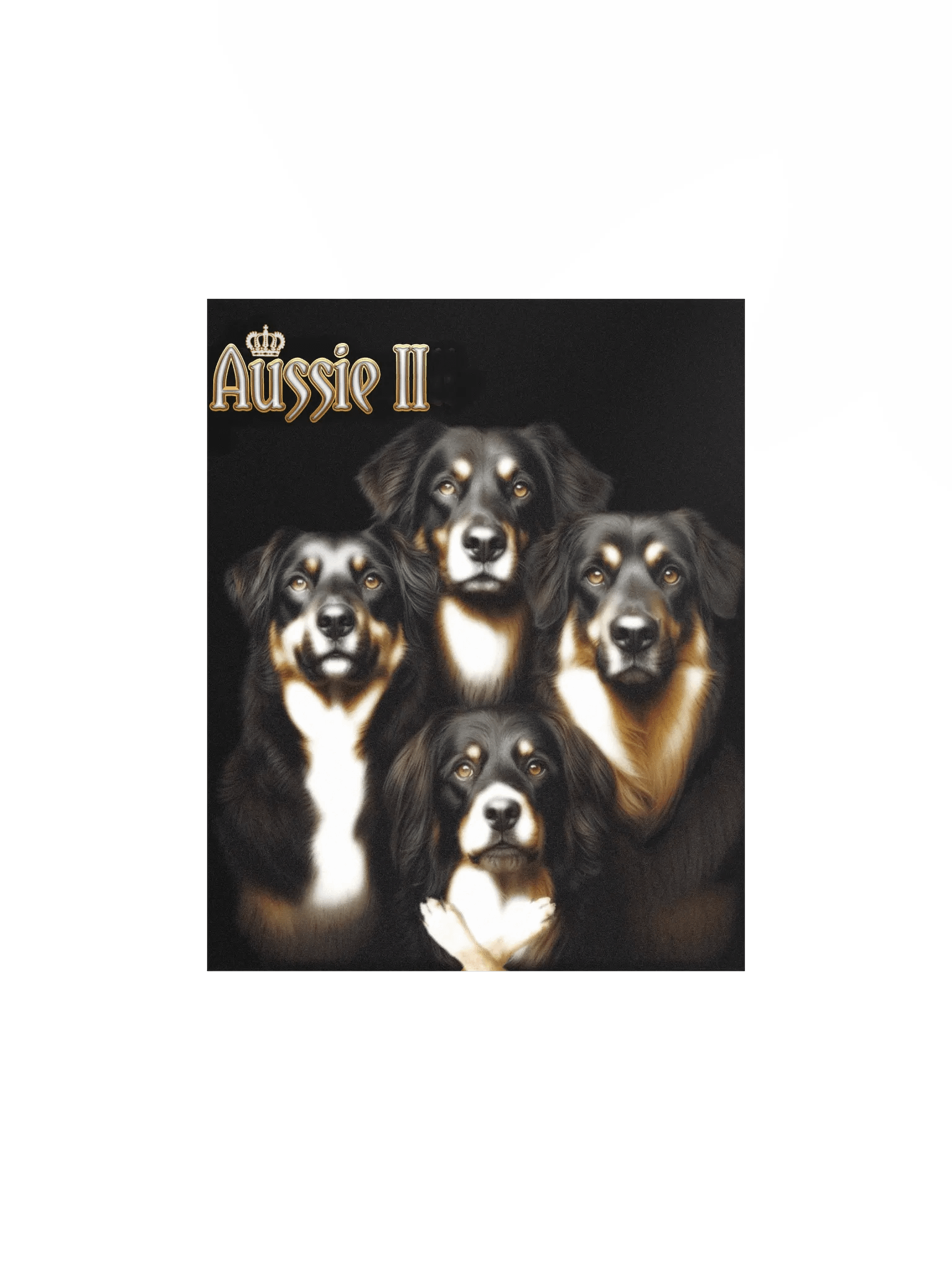 Australian Shepherd Aussie Classic Rock Band Poster product image (1)