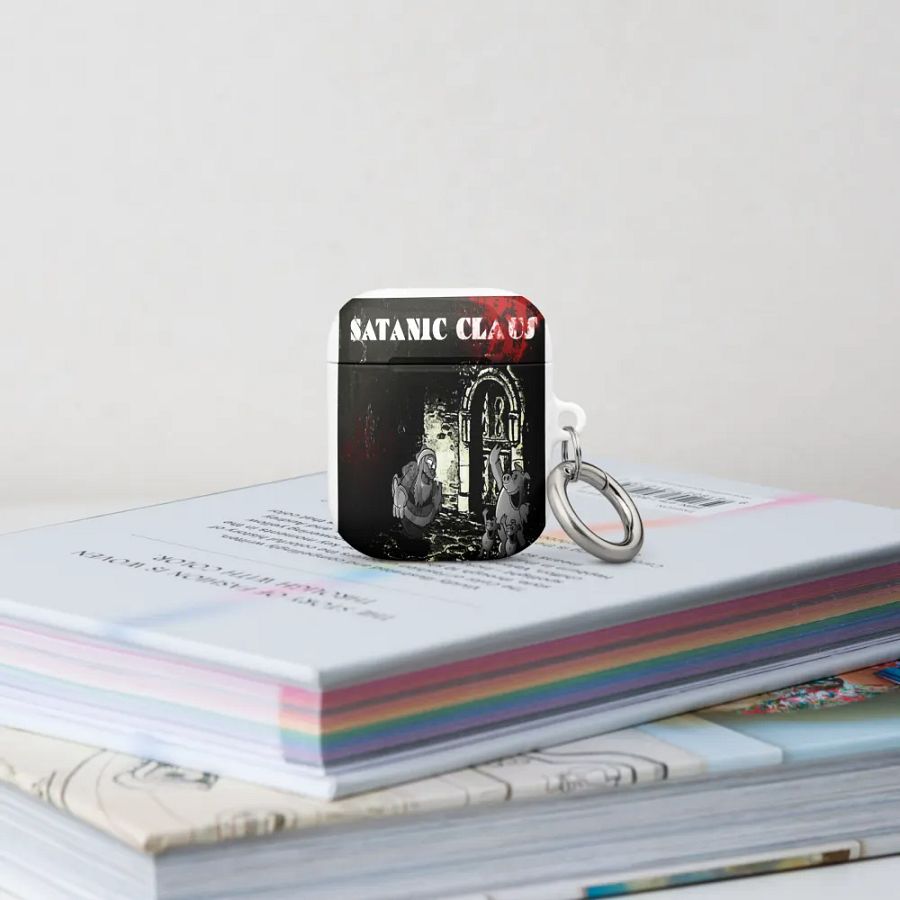 Satanic Claus All-Over Print AirPods® Case product image (15)
