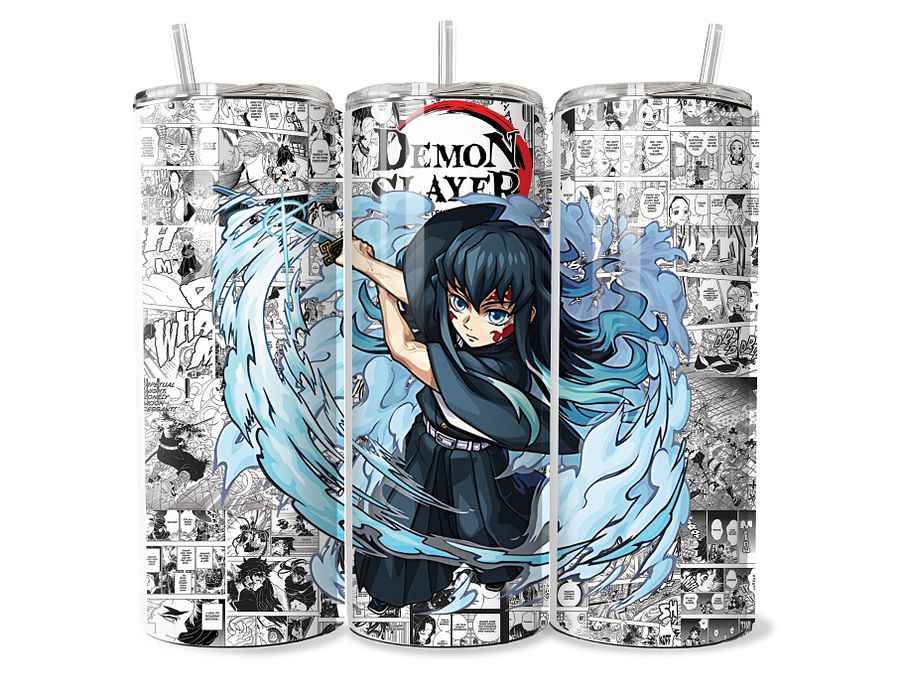 Demon Slayer - Muichiro Tokito Mist Hashira Tumbler - 20oz Stainless Steel product image (1)
