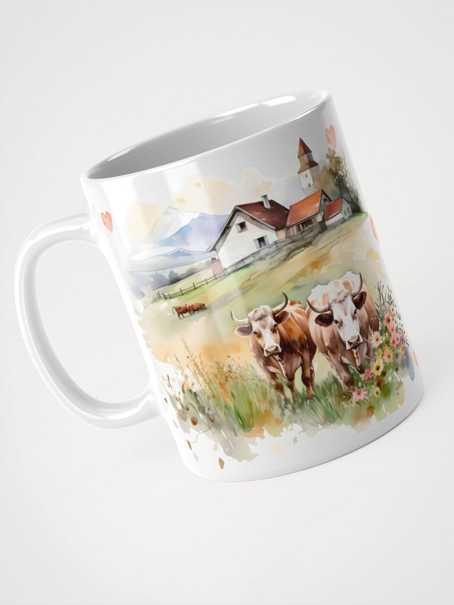 Gentle Giants Cow Watercolor Mug product image (5)