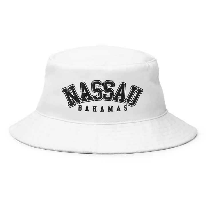 Nassau Bahamas Hat : Bahamas Flag Bucket Hat Embroidered product image (4)
